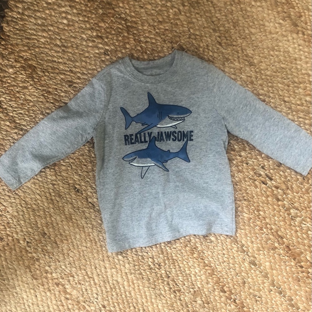 Carter’s Really Jawsome Shark Long Sleeve Shirt 12M